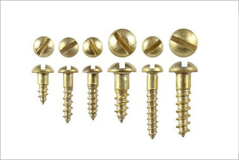 Brass Round Head Screws